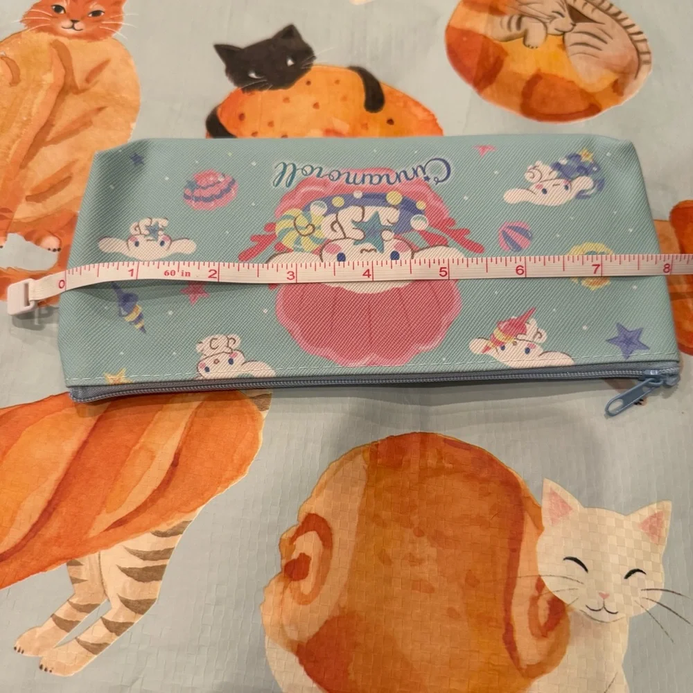 Cinnamoroll Blue Pencil Bag with Seashells and Mermaid Theme